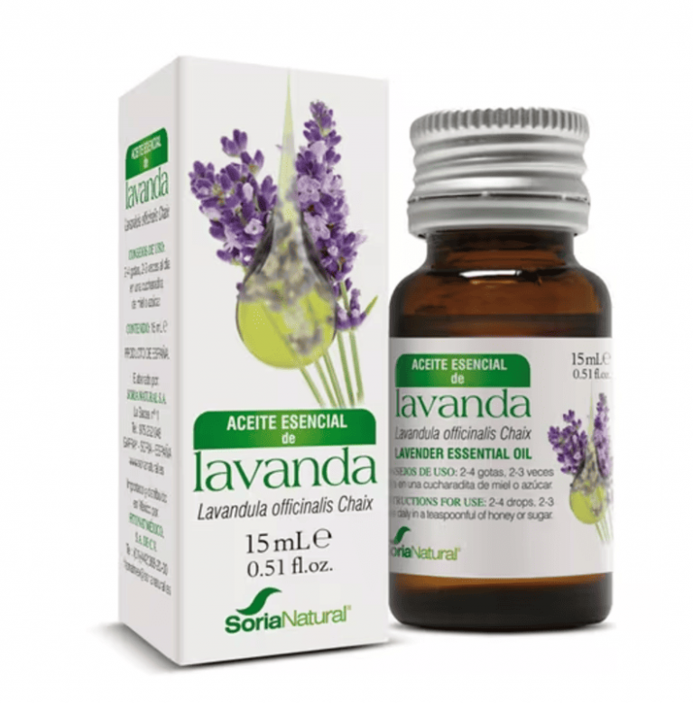 Aceite esencial de lavanda con propiedades relajantes para el estres