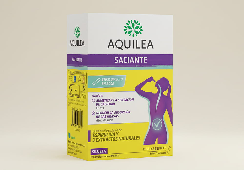 Aquilea Saciante con fucus y algas de roca para apoyar la sensación de saciedad