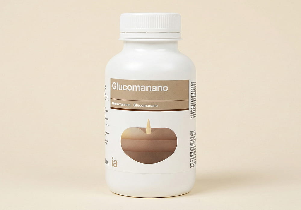 Suplemento natural de glucomanano para perder peso y controlar el apetito