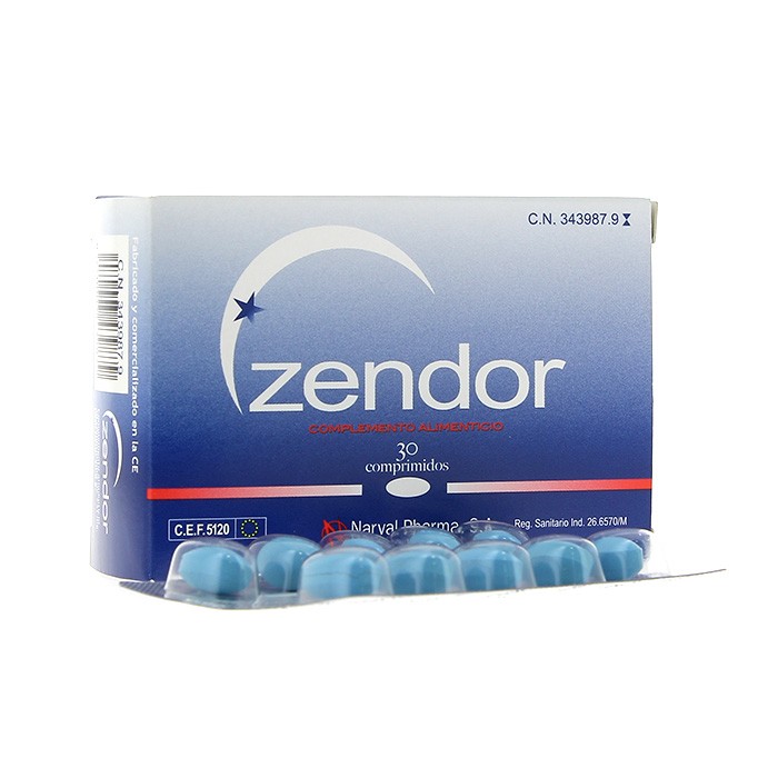 complemento alimenticio natural comprimidos zendor para el estrés.