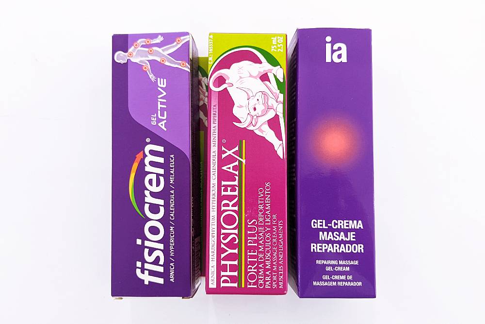 geles de masaje de farmacia