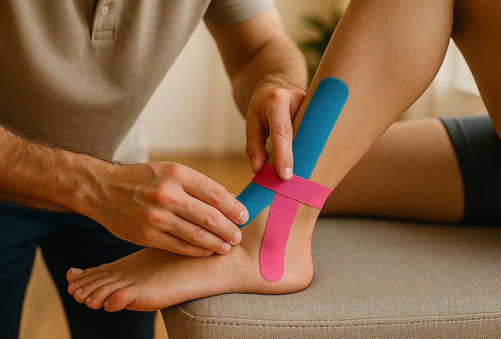 kinesio tape tobillo