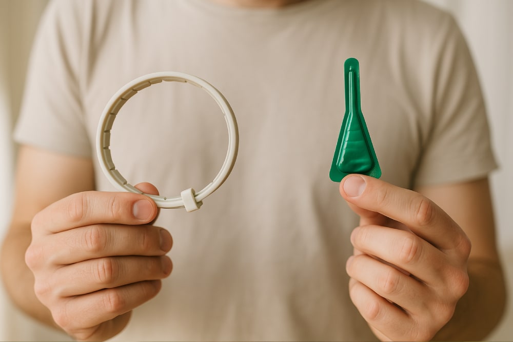 pipetas vs collares de perros