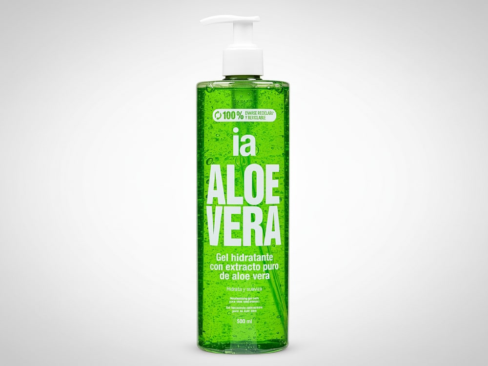 Gel con extracto de aloe vera puro