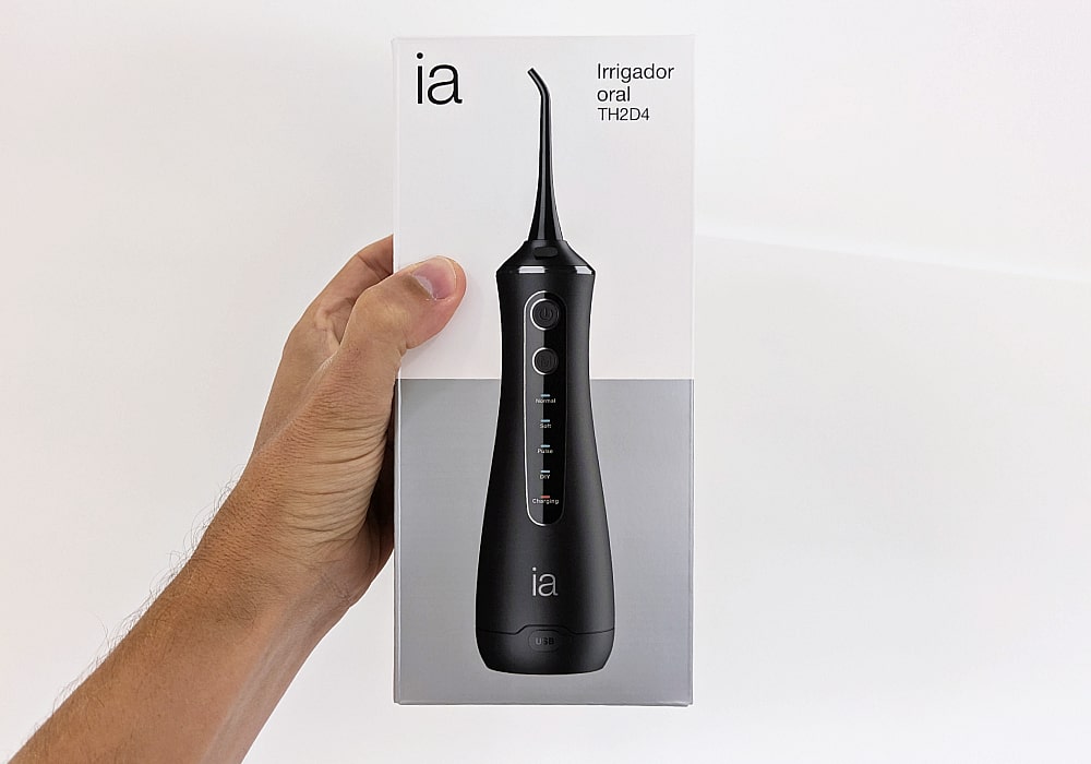irrigador portátil de farmacia para limpieza bucal