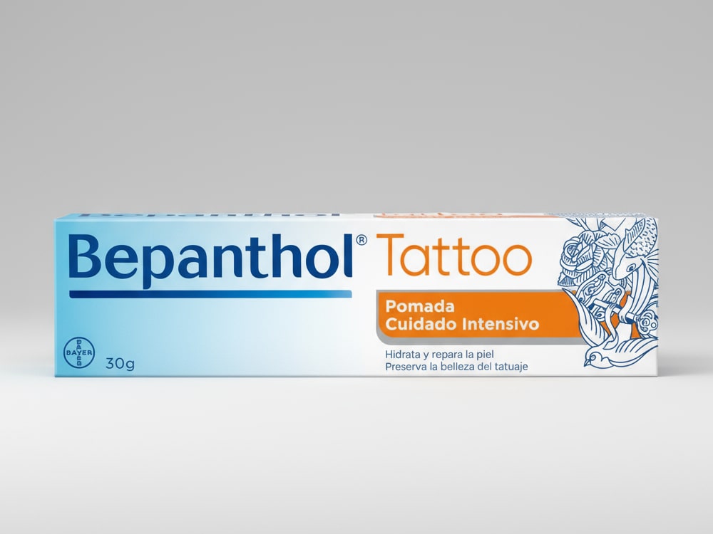 pomada bepanthol tatto para tatuajes