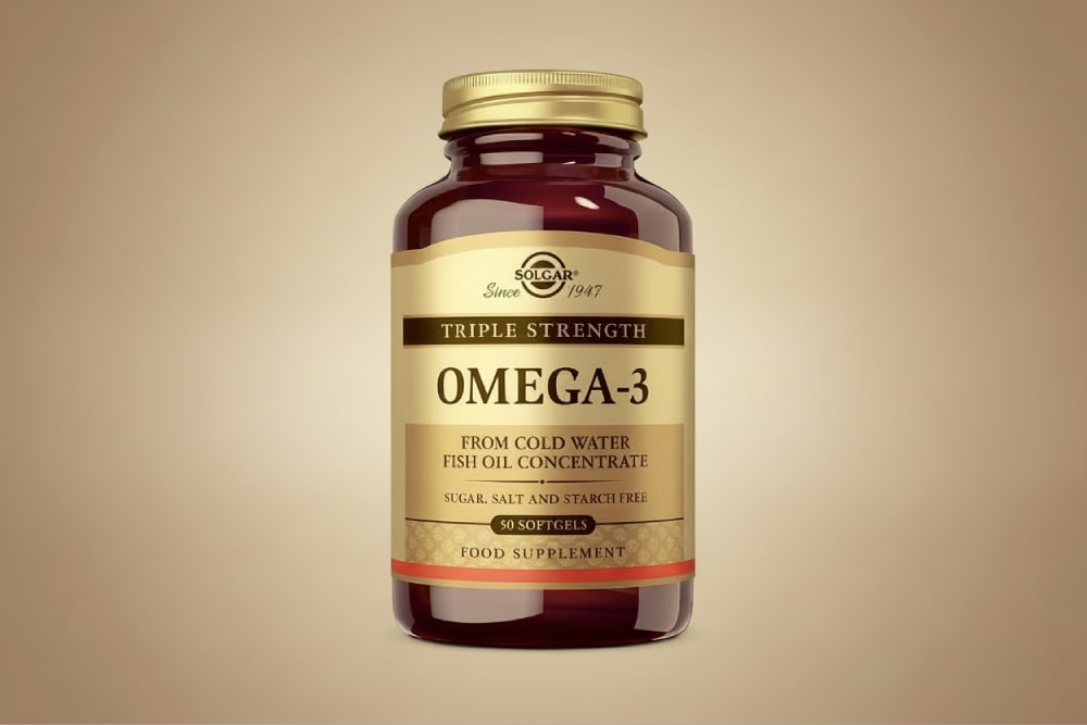 Suplemento Solgar Omega‑3 Triple Concentración