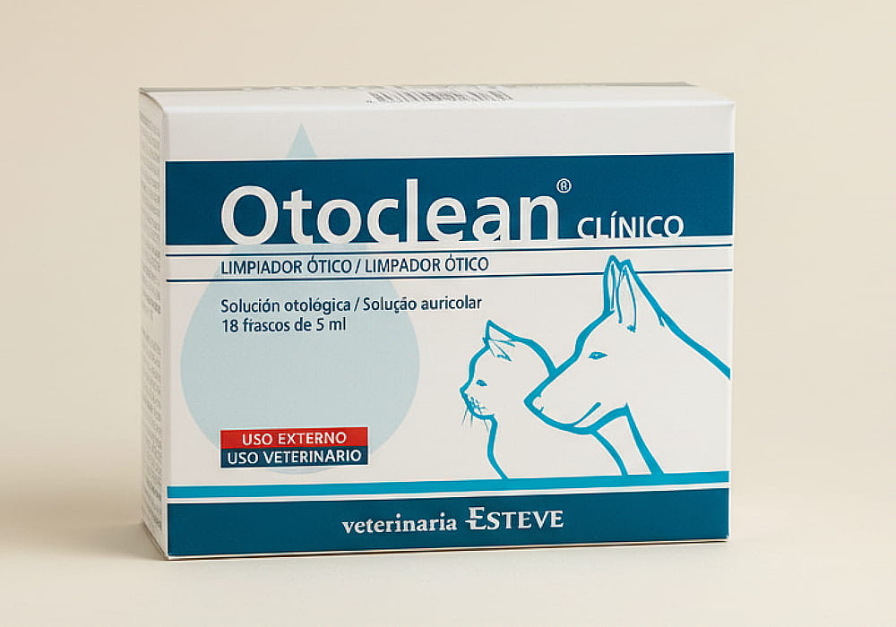 Otoclean limpiador ótico veterinario para la higiene del oído en perros