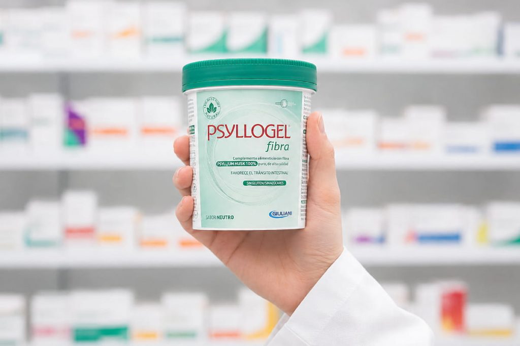 bote de Psyllogel Fibra de farmacia